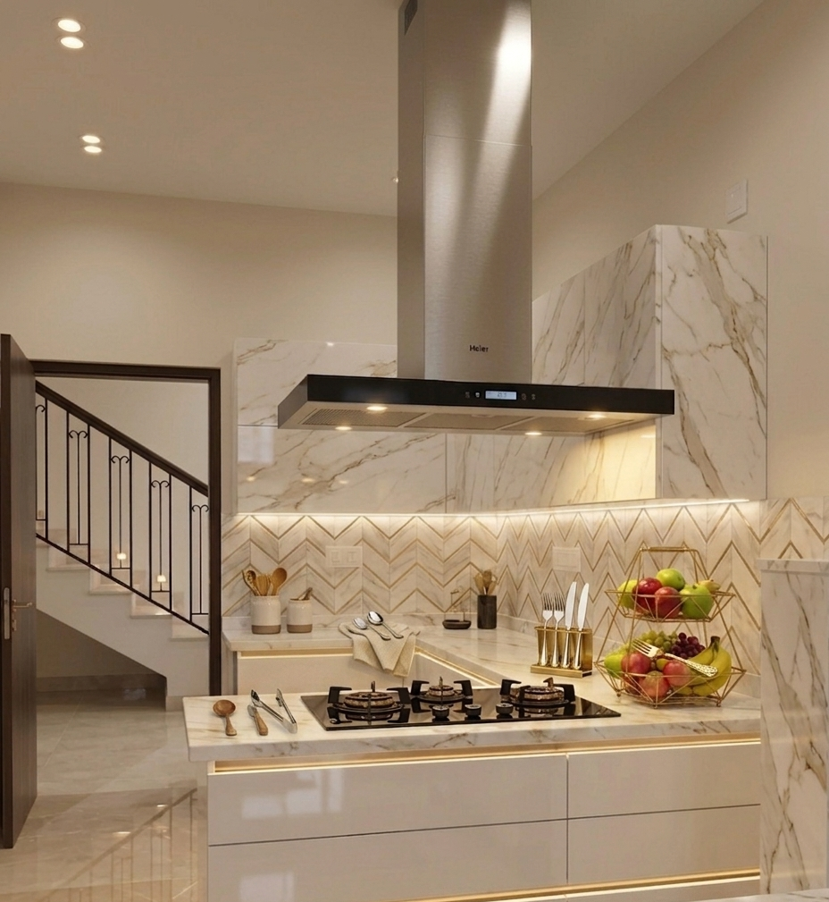 U-Shaped Kitchen design 12